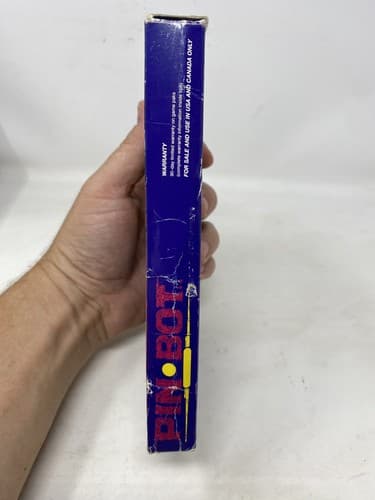 Pin-Bot(Nintendo NES 1990) CIB Complete in box, W/ Manual Insert Ships Fast — photo 5
