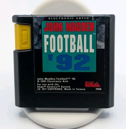 John Madden Pack (92, 93, 94) Sega Genesis Games, Tested Complete — photo 7