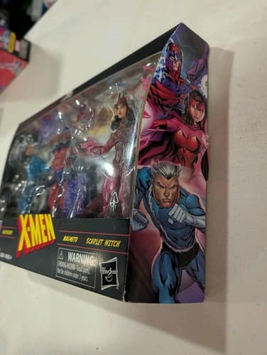 Hasbro Marvel Legends X-Men 3-Pack Action Figures Quicksilver Magneto Witch — photo 7
