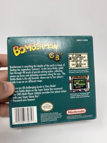 Bomberman (Nintendo GameBoy) -Tested CIB Compete With Inserts Manual Game — photo 9