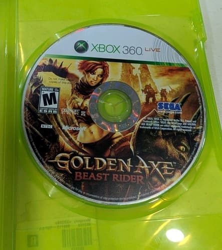 Golden Axe: Beast Rider (Microsoft Xbox 360, 2008) Disc Only TESTED — photo 2