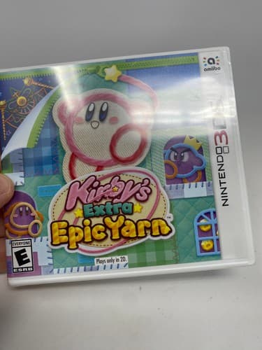 Kirby's Extra Epic Yarn Nintendo 3DS NEW Factory Sealed USA 00000 — photo 3