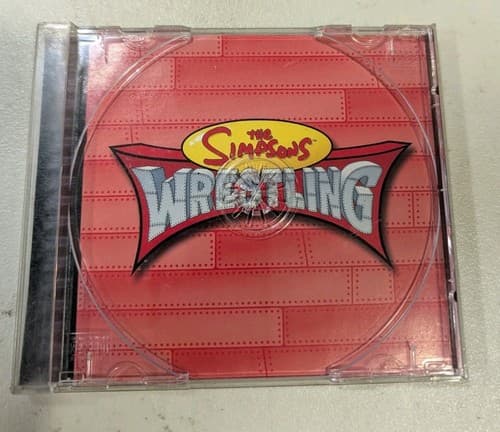 Simpsons Wrestling (Sony PlayStation 1, 2001) Disc & Cast Art Only. No Manual — photo 4