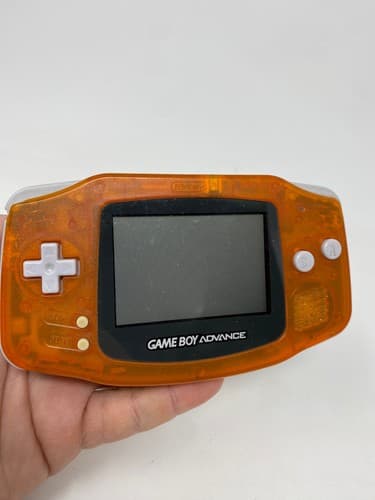 Game Boy Advance AGB-001 Transparent Orange GBA Rechargable Battery Pack