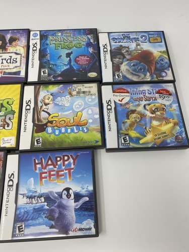 Nintendo DS Game Case Only Lot of 25 Rayman Spyro Christmas Carol Up Plants Kung — photo 9