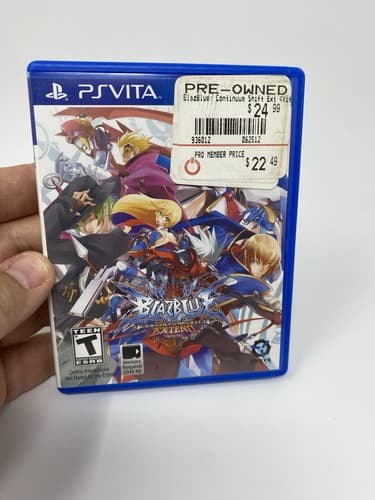 BlazBlue: Continuum Shift Extend Sony PlayStation Vita 2012 Case Only Authentic