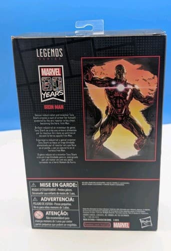 Marvel Legends 80th Anniversary Iron Man 6” Action Figure Hasbro Open Box — photo 2