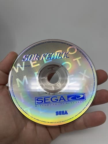 Sol-Feace (Sega CD, 1992) Disc Only Tested Authentic — photo 2