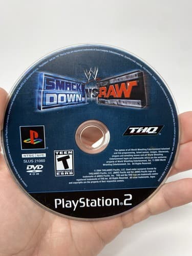 WWE Smack Down VS Raw Sony Playstation 2- Disc only Tested