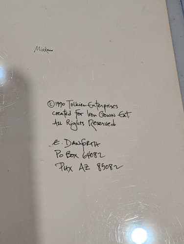 Shebbin-Vur The Emissary Middle Earth By Liz Danforth 1990 Original — photo 3