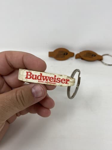 5 Assorted Key Chains/Bottle Openers Bud Light Budweiser Bowl MGD 64 Beer — photo 6