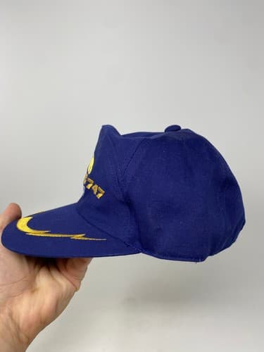 Pokémon: ANA Boeing 747 Flying Pikachu Ball Cap Hat Navy Blue Very Nice — photo 3