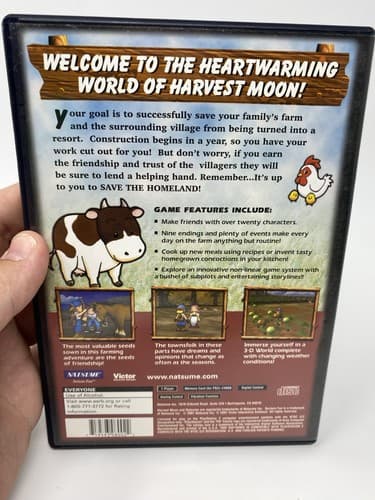 Harvest Moon Save The Homeland - Sony Playstation 2 Pristine Tested Authentic — photo 2