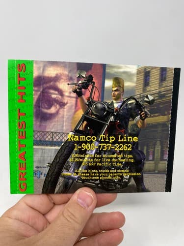 Tekken 3 - Sony Playstation 1 PS1 - Back Artwork ONLY Greatest Hits