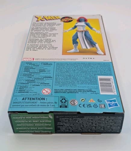 Hasbro X-Men Marvel Legends 90s Animated Mystique 6" Action Figure Retro VHS Box — photo 5