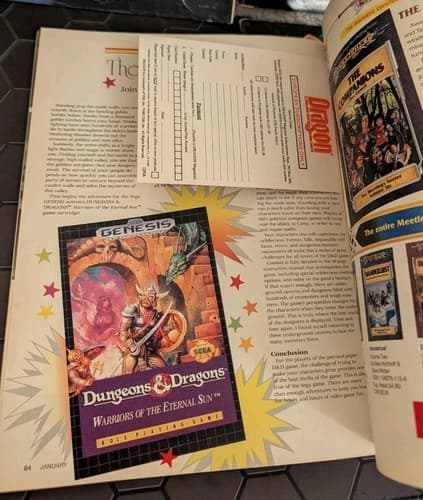 Dragon Magazine Lot Of 4 - #189, 190, 194, 198 1993 TSR Vintage — photo 6